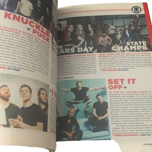 Pre Owned Alternative Press AP August 2016 Issue #337.1 APMAS Commemorative Issu - Picture 4 of 7